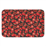 Red Ripe Tomatoes Pattern Print Indoor Door Mat