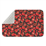 Red Ripe Tomatoes Pattern Print Indoor Door Mat