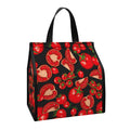 Red Ripe Tomatoes Pattern Print Insulated Lunch Tote