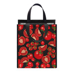 Red Ripe Tomatoes Pattern Print Insulated Lunch Tote