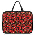 Red Ripe Tomatoes Pattern Print Laptop Sleeve With Handle