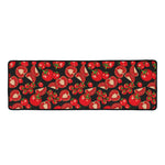Red Ripe Tomatoes Pattern Print Long Kitchen Mat