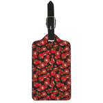 Red Ripe Tomatoes Pattern Print Luggage Tag