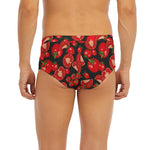 Red Ripe Tomatoes Pattern Print Men's Briefs