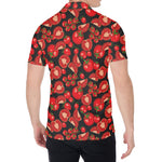 Red Ripe Tomatoes Pattern Print Men's Shirt