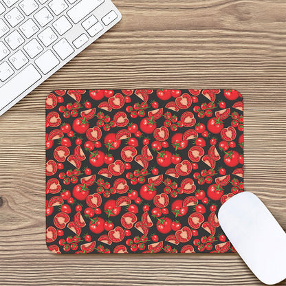 Red Ripe Tomatoes Pattern Print Mouse Pad