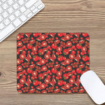 Red Ripe Tomatoes Pattern Print Mouse Pad