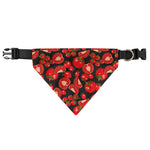 Red Ripe Tomatoes Pattern Print Over The Collar Dog Bandana
