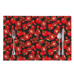 Red Ripe Tomatoes Pattern Print Placemat