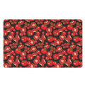 Red Ripe Tomatoes Pattern Print Polyester Doormat