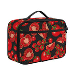 Red Ripe Tomatoes Pattern Print Portable Lunch Bag