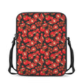 Red Ripe Tomatoes Pattern Print Rectangular Crossbody Bag