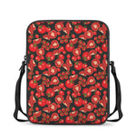 Red Ripe Tomatoes Pattern Print Rectangular Crossbody Bag