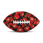 Red Ripe Tomatoes Pattern Print Rugby Ball