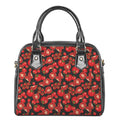 Red Ripe Tomatoes Pattern Print Shoulder Handbag