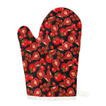 Red Ripe Tomatoes Pattern Print Single Oven Mitt