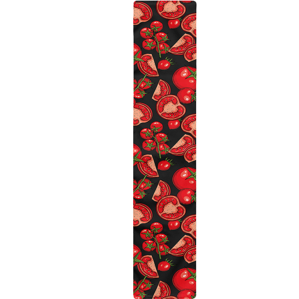 Red Ripe Tomatoes Pattern Print Table Runner