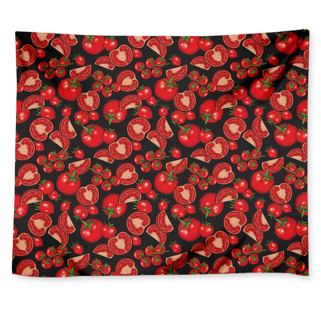Red Ripe Tomatoes Pattern Print Tapestry