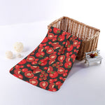 Red Ripe Tomatoes Pattern Print Towel