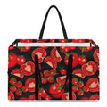 Red Ripe Tomatoes Pattern Print Utility Tote Bag
