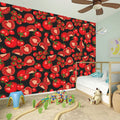 Red Ripe Tomatoes Pattern Print Wall Sticker