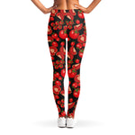 Red Ripe Tomatoes Pattern Print Women's Leggings