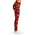Red Ripe Tomatoes Pattern Print Women's Leggings