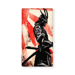 Red Rising Sun Samurai Print Baby Crib Sheet