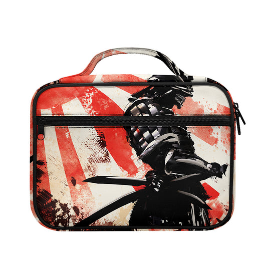 Red Rising Sun Samurai Print Briefcase Bible Bag