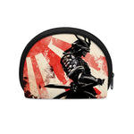 Red Rising Sun Samurai Print Coin Purse