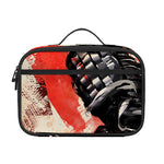 Red Rising Sun Samurai Print Portable Lunch Bag