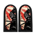 Red Rising Sun Samurai Print Skillet Handle Cover
