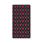 Red Rooster Pattern Print Baby Crib Sheet