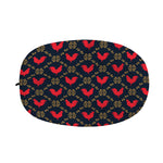 Red Rooster Pattern Print Car Side Mirror Covers