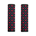 Red Rooster Pattern Print Handle Covers