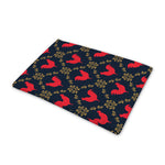 Red Rooster Pattern Print Pet Cooling Mat Cover