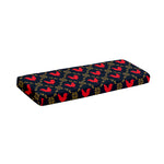 Red Rooster Pattern Print Piano Keyboard Cover