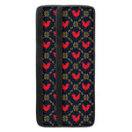 Red Rooster Pattern Print Refrigerator Handle Covers