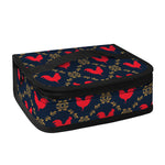 Red Rooster Pattern Print Small Lunch Bag