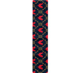 Red Rooster Pattern Print Table Runner