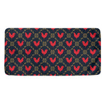 Red Rooster Pattern Print Towel