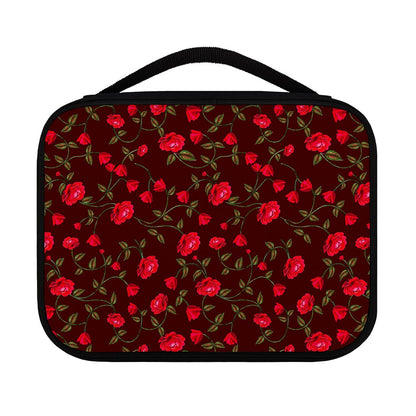Red Rose Floral Flower Pattern Print Classic Bible Case