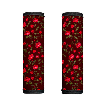 Red Rose Floral Flower Pattern Print Handle Covers