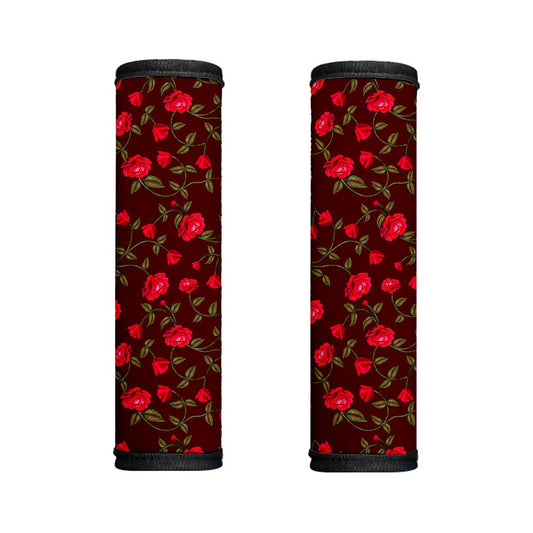 Red Rose Floral Flower Pattern Print Handle Covers