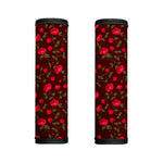 Red Rose Floral Flower Pattern Print Handle Covers