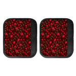 Red Rose Floral Flower Pattern Print Handle Covers