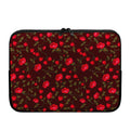 Red Rose Floral Flower Pattern Print Laptop Sleeve