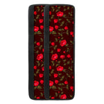Red Rose Floral Flower Pattern Print Refrigerator Handle Covers