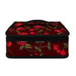 Red Rose Floral Flower Pattern Print Small Lunch Bag