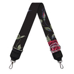 Red Rose Floral Pattern Print Bag Strap